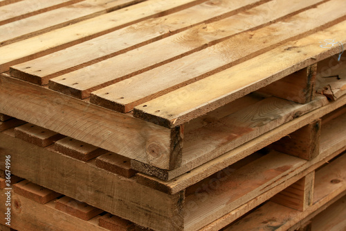 Photo: Wooden palettes Wooden palettes