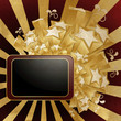 Sfondo vintage con stelle - Vintage background with stars Sfondo vintage con stelle - Vintage background with stars