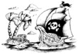 Drawing of pirate ship 1