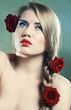 Beauty and roses