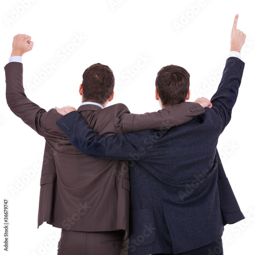 Photo: winning businessmen winning businessmen