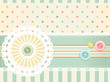 Vector background in retro style