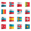 Vector flags. Europe, part 3