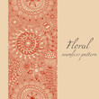 Folk floral seamless pattern Folk floral seamless pattern