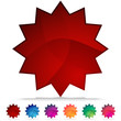 Starburst Mosaic Crystal Button Set