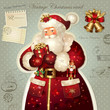 Detaily fotografie Christmas illustration with Santa Claus