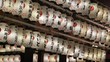 Lanterns at the Yasaka Shrine in Kyoto, Japan Lanterns at the Yasaka Shrine in Kyoto, Japan