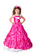 The girl in a beautiful dress