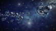 Alien spaceships in deep space travel