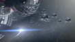 Alien spaceships in deep space travel