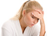 Woman with headache