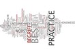 Best Practice
