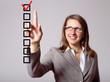 Check list with red mark