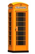 The British orange phone booth