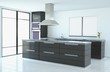 Modern Kitchen in Bright Light