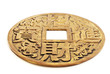 Photo: Chinese coin of happiness. Chinese coin of happiness.