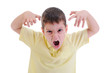 Angry little boy