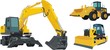 Vector: Construction machinery Construction machinery