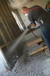 isolation par projection de ouate de cellulose