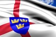 Flag of East Anglia, England.