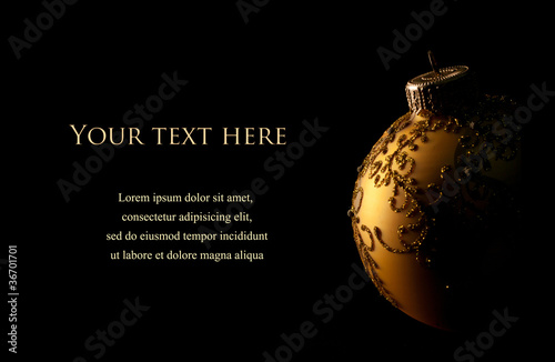Photo: Chrismas ball in the dark Chrismas ball in the dark