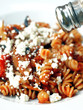 Italian fusilli pasta