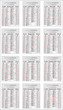Calendario 2012 con oroscopo santi e lune