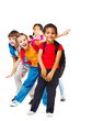Cheerful students