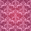 Vintage classic ornamental seamless wallpaper in red and pink