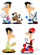 Vector: Hard day Hard day