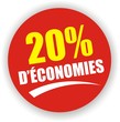 Photo : bouton 20% d\'�conomies