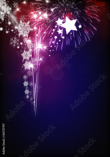 Illustration: Feuerwerk Feuerwerk