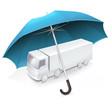 Camion et assurance transport (reflet) Camion et assurance transport (reflet)