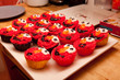 Elmo cupcakes