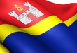 Flag of Kaliningrad Oblast, Russia.