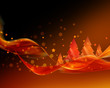 Abstract Christmas card