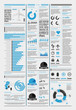 elements of infographics with the aircraft and icons