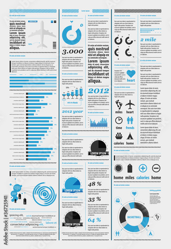 Vector: elements of infographics with the aircraft and icons elements of infographics with the aircraft and icons
