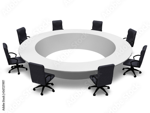 Illustration: officeChairsAndRoundTable_image officeChairsAndRoundTable_image