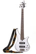 White electric guitar isolated White electric guitar isolated