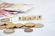 Börse Schriftzug