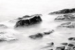 cool rocks isolated into the fog cool rocks isolated into the fog