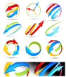 Vektor: Collection of colour arrows Collection of colour arrows