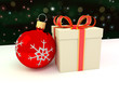 Christmas ornament and gift Christmas ornament and gift