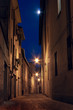 dark alley in the old town dark alley in the old town