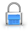 Illustration: secure house concept secure house concept