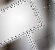 Vector riveted metal background Vector riveted metal background