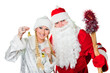 Russian Christmas characters father Frost and Snow Maiden