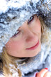 Foto: Portrait of beautiful winter blonde Portrait of beautiful winter blonde