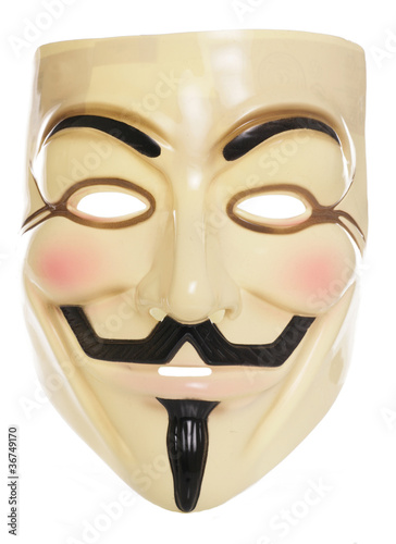 Photo: Guy Fawkes mask Guy Fawkes mask